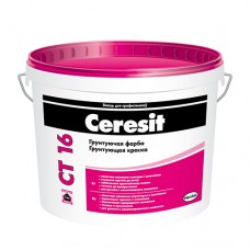 Грунтующая краска Ceresit CT 16, 2л, грунт краска